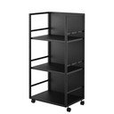 Čierny kovový pojazdný regál 42x84,5x32 cm Tower – YAMAZAKI