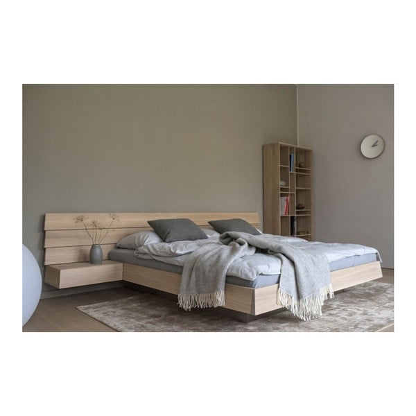 Posteľ z masívneho dubového dreva Javorina Tatran, 160 × 200 cm-image-3
