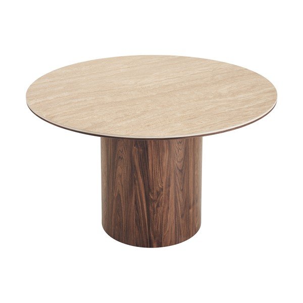 Okrúhly jedálenský stôl s keramickou doskou ø 120 cm Delphi – House Nordic-image-3