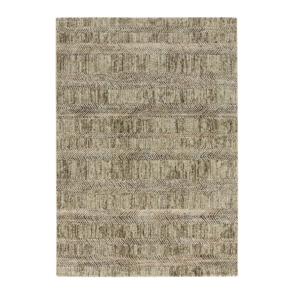 Zeleno-krémový koberec Elle Decoration Arty Gonesse, 120 × 170 cm