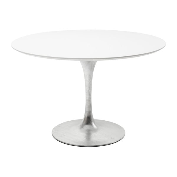 Biela doska jedálenského stola Kare Design Invitation, ⌀ 120 cm