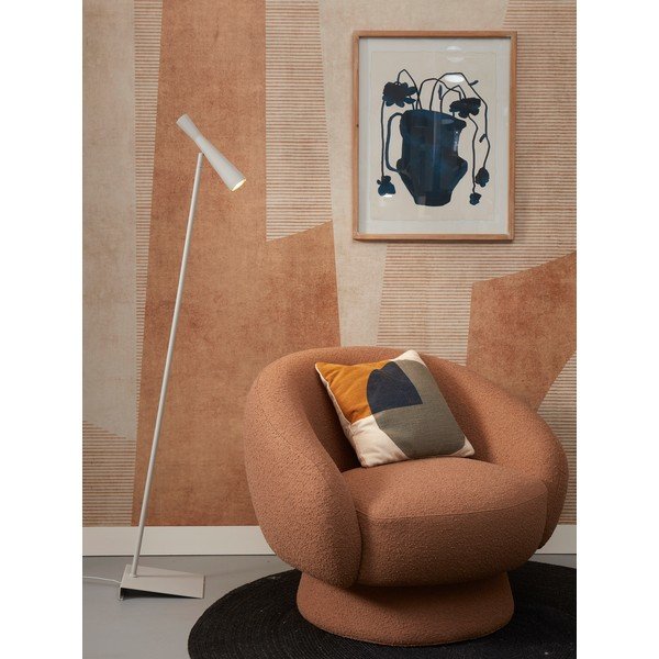 Sivá stojacia lampa s kovovým tienidlom (výška  145,5 cm) Bordeaux – it's about RoMi-image-1