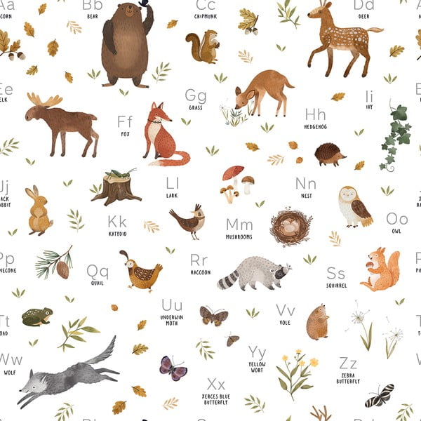 Detská tapeta 10 m x 50 cm Forest – Lilipinso