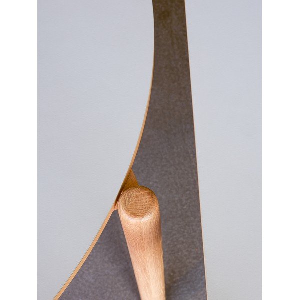 Okrúhly jedálenský stôl z dubového dreva ø 115 cm Oblique – Hübsch-image-3