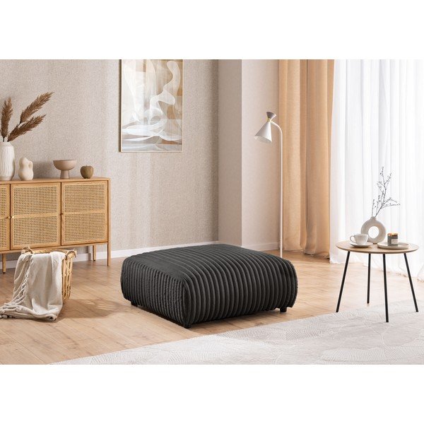 Tmavosivá menčestrová podnožka Justin – Ropez-image-1