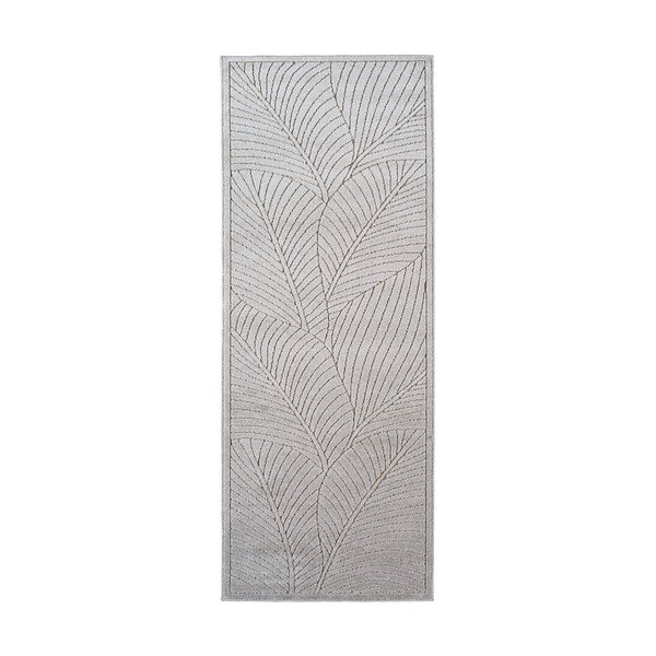 Vnútorný a vonkajší behúň v striebornej farbe 80x250 cm Nova 1203 – Ayyildiz Carpets