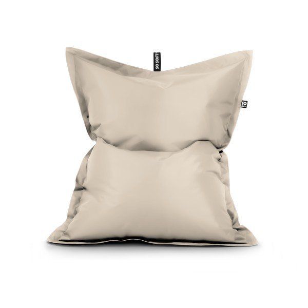 Béžový sedací vak z imitácie kože Pad XL – So Soft?