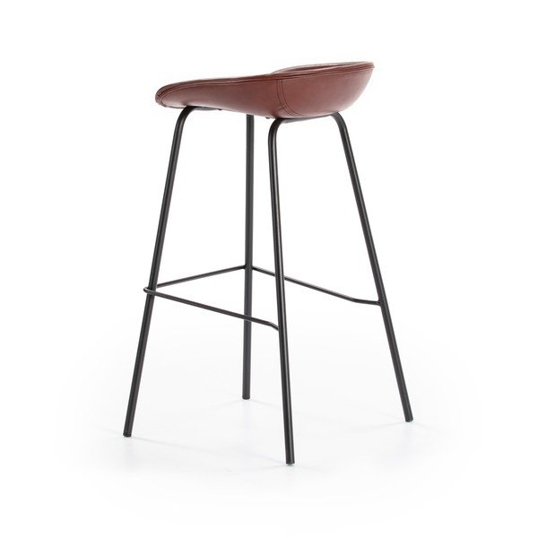 Vínovočervená barová stolička Marckeric Eddie-image-3