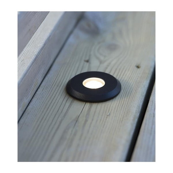 Čierne zápustné svietidlo Markslöjd Garden 24 Decklight, ø 60 mm-image-1