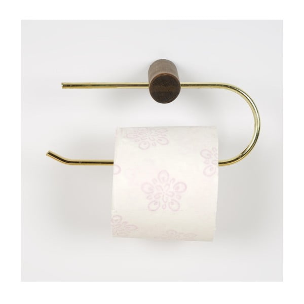 Nástenný drevený držiak na toaletný papier - Kalune Design-image-1