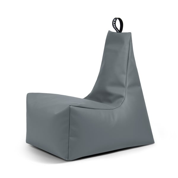 Sivý sedací vak z imitácie kože Icy XL – So Soft?
