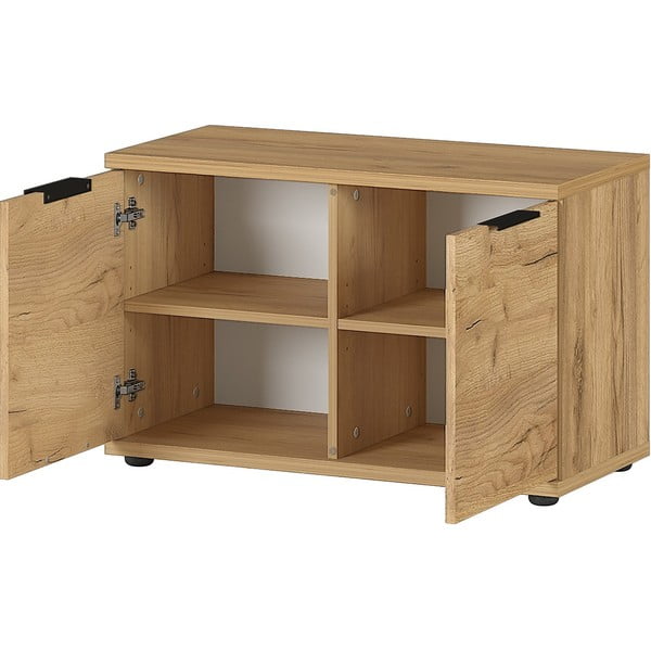 Skrinka na topánky v dekore duba s lavicou Fremont - Germania-image-2