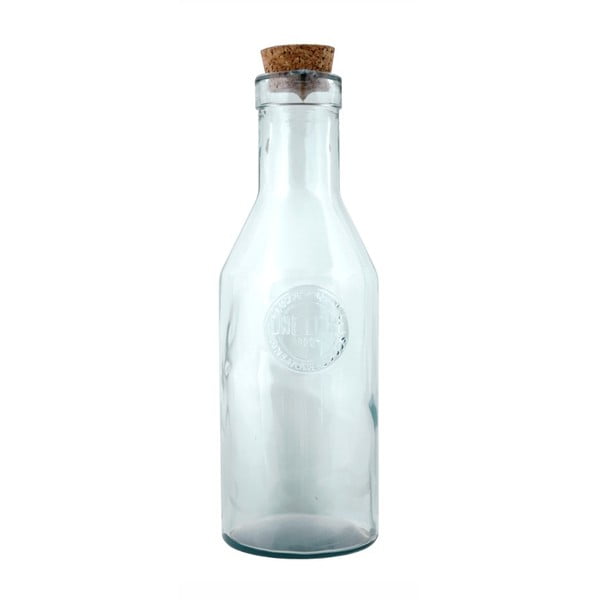 Fľaša z recyklovaného skla Esschert Design Clara, 1 l