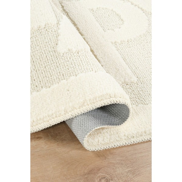 Krémová kúpeľňová predložka 60x100 cm Happy – Foutastic-image-2