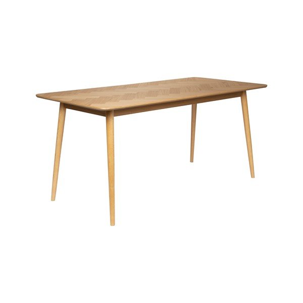 Jedálenský stôl v dekore duba 90x180 cm Fabio – White Label-image-3