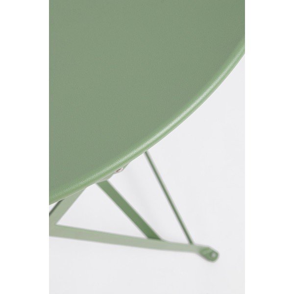 Šalviovozelená oceľová záhradná jedálenská súprava pre 2  Austin – Bizzotto-image-4