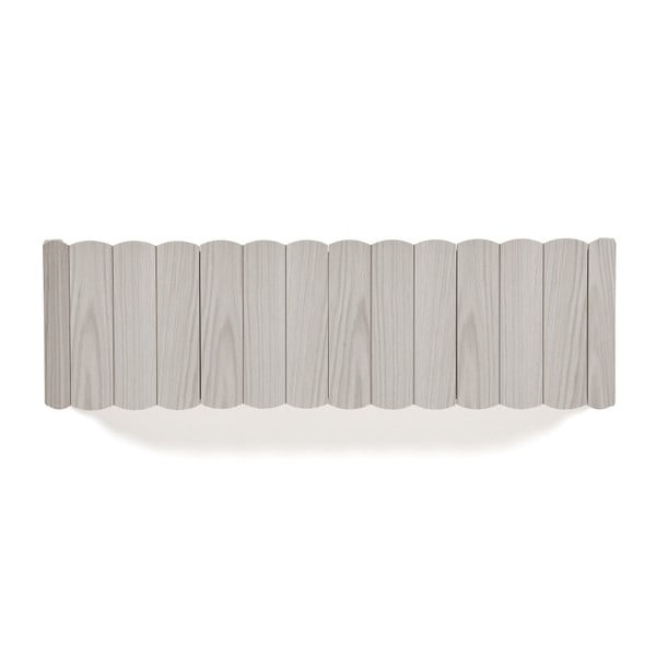 Tmavosivá polica na stenu z bukového dreva HARTÔ, dĺžka 124 cm-image-1