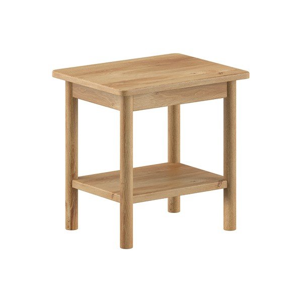 Nočný stolík z dubového dreva v prírodnej farbe Olive – Vipack