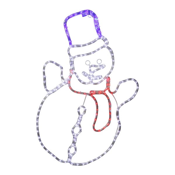 Svietiaca LED dekorácia Best Season Ropeart Snowman
