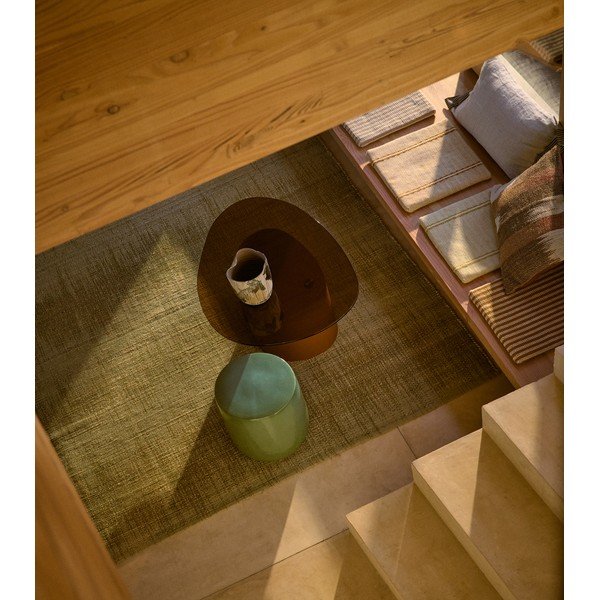 Odkladací stolík so sklenenou doskou 47x48 cm Olir – Kave Home-image-3