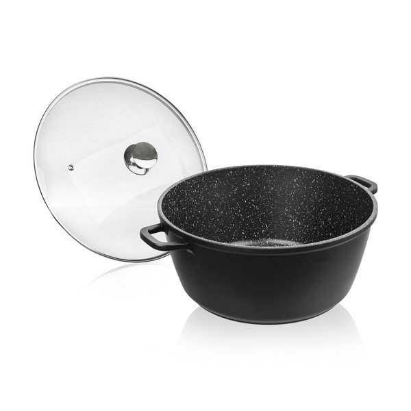 Hliníkový hrniec so sklenenou pokrievkou Orion Grande, 32 cm-image-3