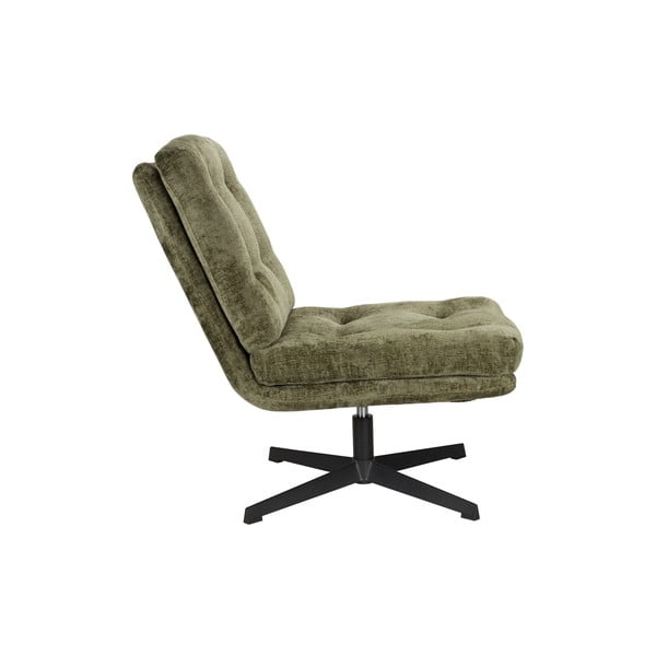 Zelené otočné kreslo Kai – White Label-image-2