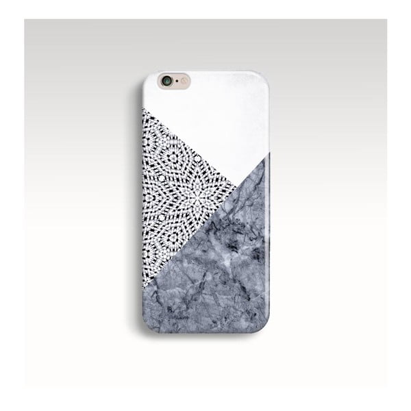Obal na telefón Marble Mandala Grey pre iPhone 6+/6S+