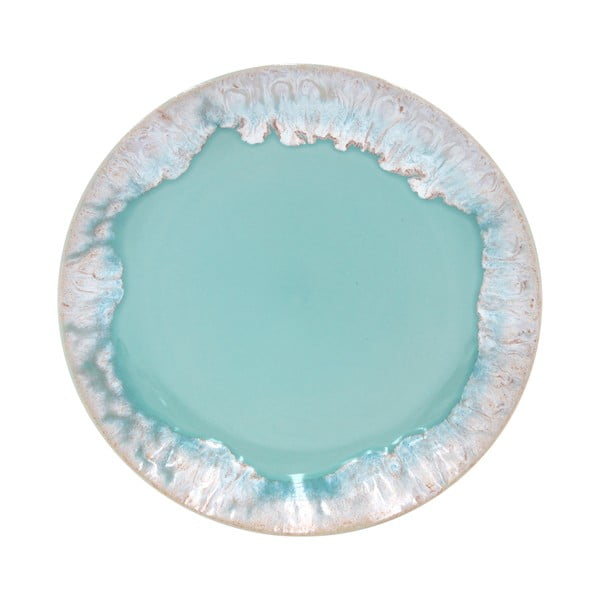Tyrkysový dezertný tanier z kameniny Casafina Taormina, ⌀ 22 cm