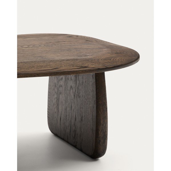 Odkladací stolík z dubového dreva 70x71 cm Pirita – Kave Home-image-4