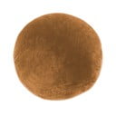 Oranžovo-hnedý dekoratívny vankúš z mikrovlákna Tiseco Home Studio Marshmallow, ø 40 cm