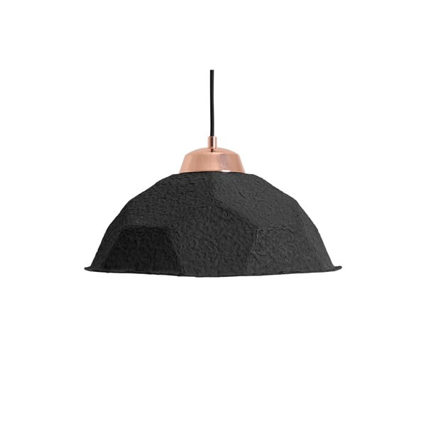 Čierne závesné svetlo Custom Form Celulo, priemer 35 cm