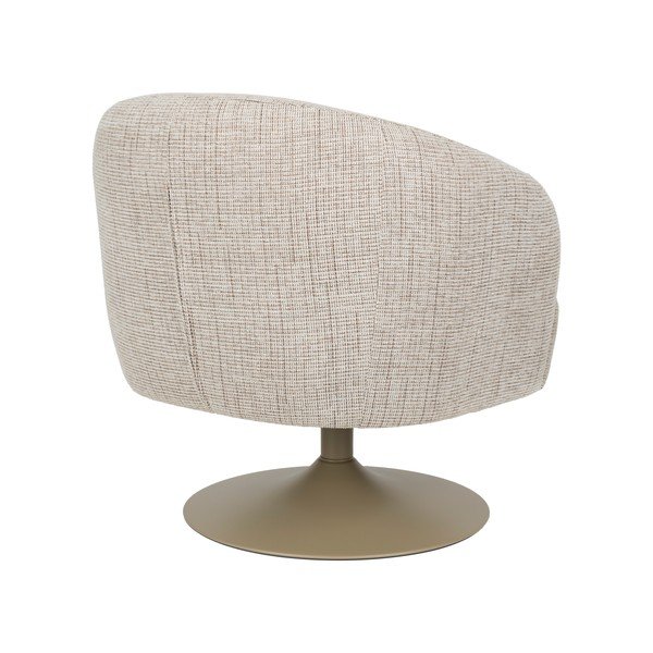 Béžové otočné kreslo Renate – White Label-image-4