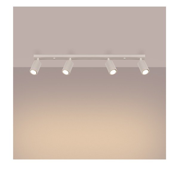 Krémovobiele bodové svietidlo 6,5x81 cm Gleam – Sollux-image-2