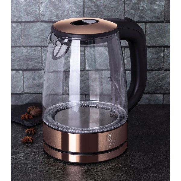 Rýchlovarná kanvica 1.7 l Rosegold Metallic Line - BerlingerHaus-image-1