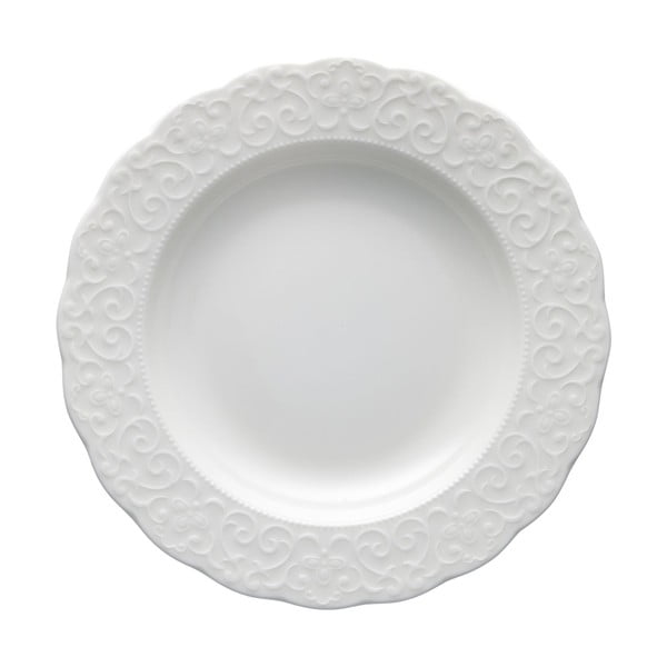 Biely porcelánový hlboký tanier Brandani Gran Gala, ø 22 cm