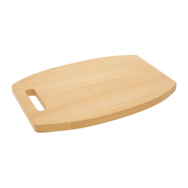 Doštička na krájanie z bukového dreva Premier Housewares Curved, 26 × 36 cm