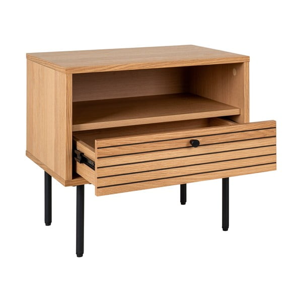 Odkladací stolík s doskou v dubovom dekore 40x50 cm Kyoto – House Nordic-image-2