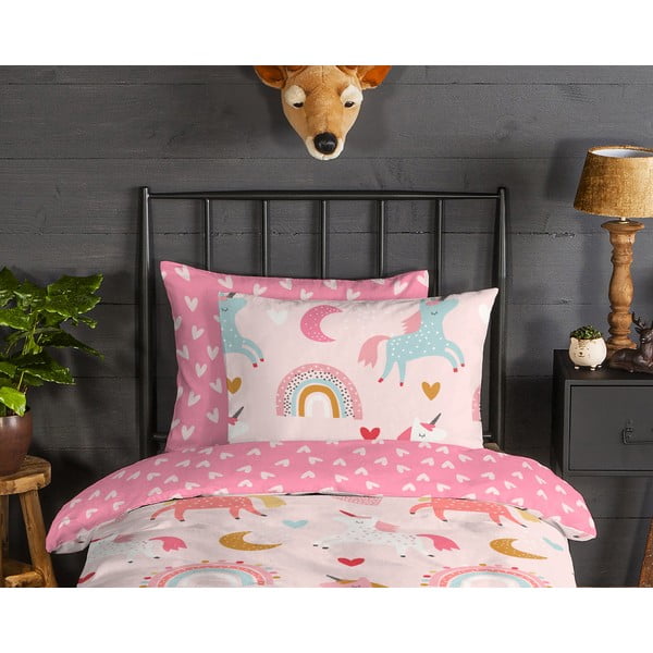 Flanelové detské obliečky na jednolôžko 140x200 cm – Good Morning-image-1