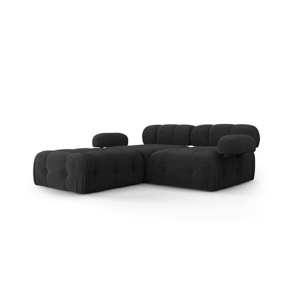 Čierna rohová pohovka Ferento – Cosmopolitan Design-image-1