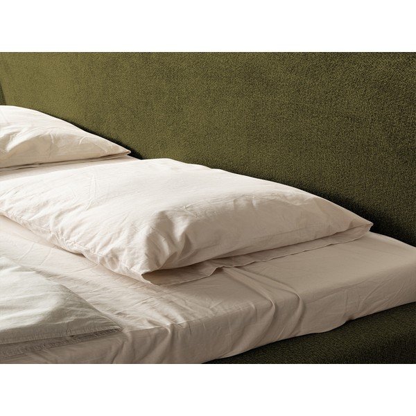 Tmavozelená čalúnená dvojlôžková posteľ s roštom 180x200 cm Makana – Makamii-image-4