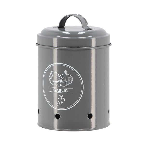 Oceľová dóza na cibuľu a cesnak Secret Du Potager – Esschert Design-image-1