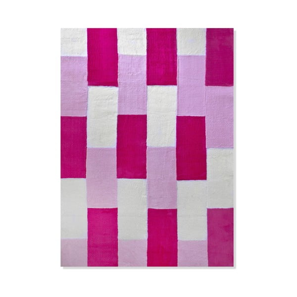 Detský koberec Mavis Pink Geometry, 120x180 cm