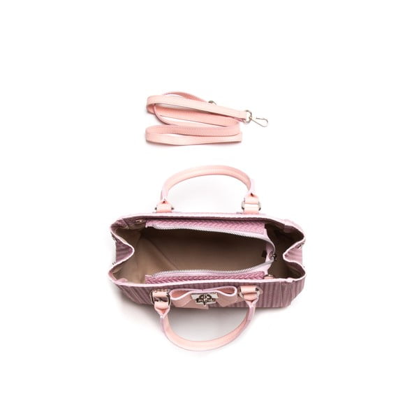 Kožená kabelka Luisa Vanini 872 Rosa-image-3