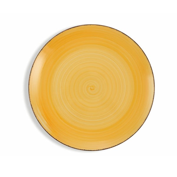 Sada 6 žltých tanierov Villa d´Este Baita, ø 27 cm