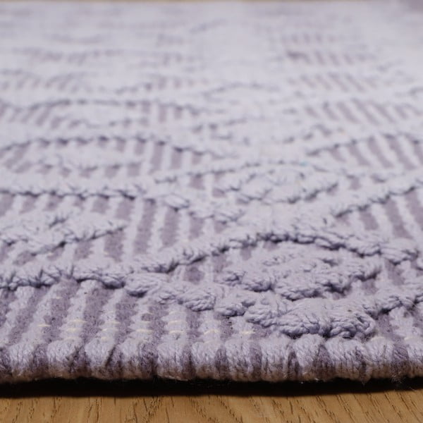 Sivý bavlnený ručne vyrobený koberec Nattiot Blonder, 110 x 170 cm-image-1
