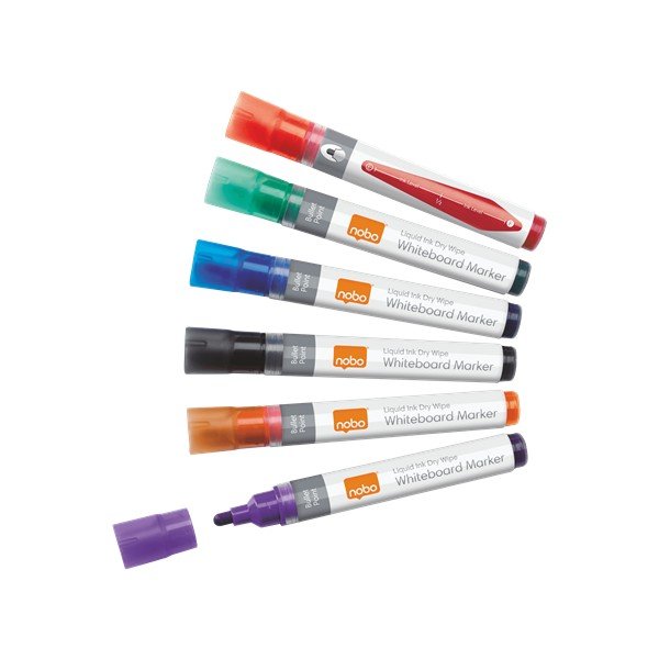 Súprava 6 stierateľných fixiek Leitz Nobo