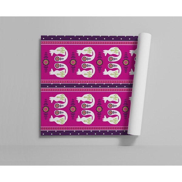 Vliesová tapeta Líšky biele-image-1