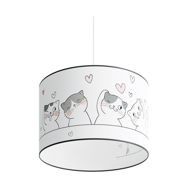 Biele detské svietidlo Puss – Sollux