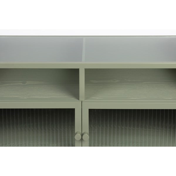 Zelená vitrína 80x58 cm Herbe - White Label-image-3