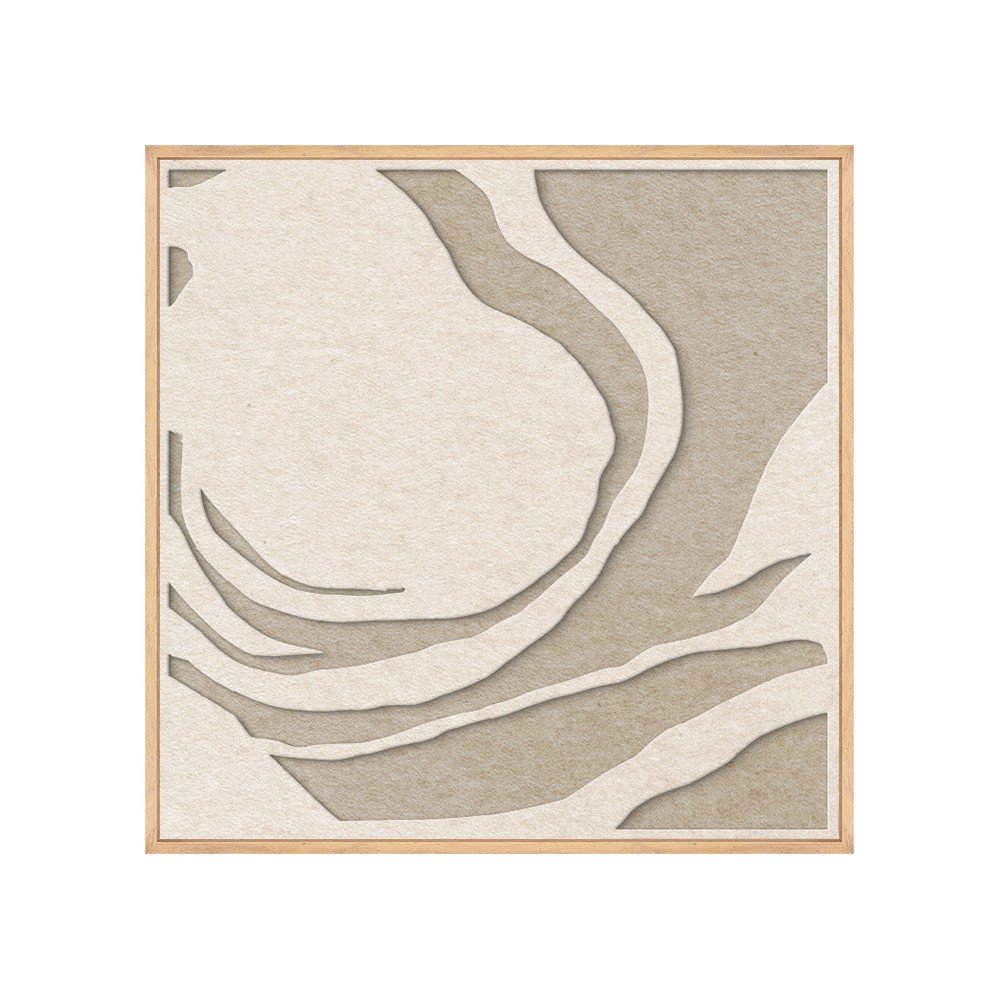 E-shop 3D obraz s rámom/akustický 62x62 cm Silent Whisper 1 – Malerifabrikken